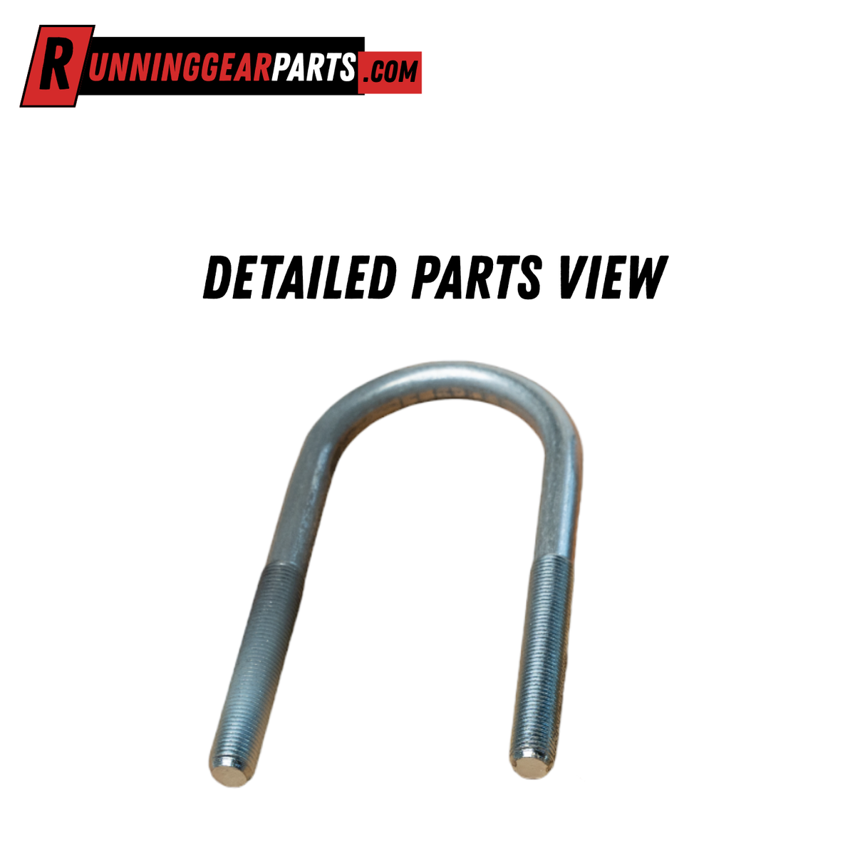 2,000 lb U-Bolt Kit for 1-3/4" Round Axles