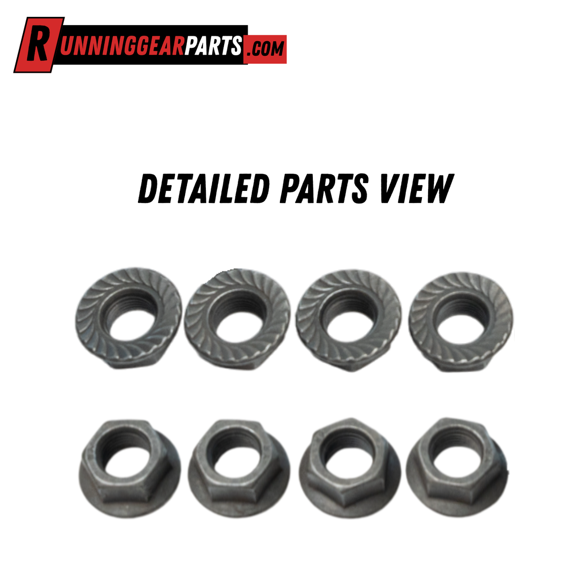 3,500 lb Trailer Axle U-Bolt Kit - Fits 2-3/8" Round Axles - 5.5" x 1/2" U-Bolts with Tie Plates & Hardware