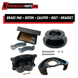Brake Pad + Rotor + Caliper + Bolt + Bracket