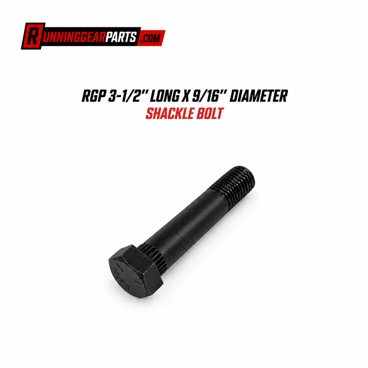 RGP 3-1/2" LONG X 9/16" DIAMETER SHACKLE BOLT