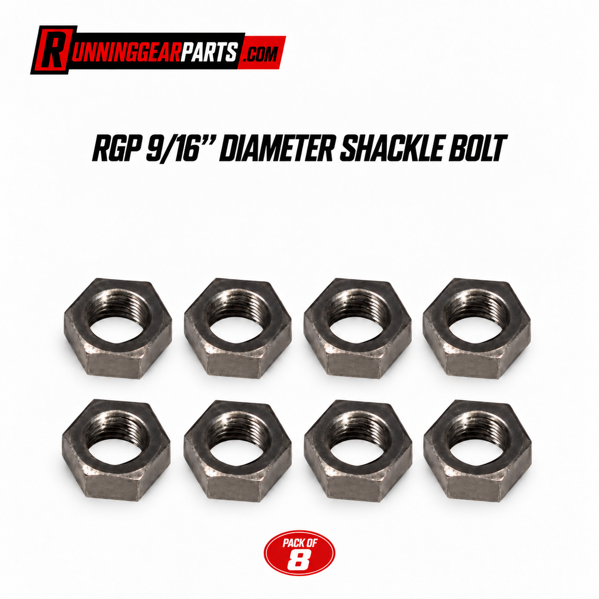 RGP 9/16 inch diameter shackle bolts - pack of 8_30_11_22_47