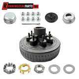 Dexter 5,200 - 7,000 lb Trailer Axle Pre-Greased Trailer Hub Drum Assembly, 8 on 6-1/2" Bolt Pattern, 1/2" Studs, K08-219-1G