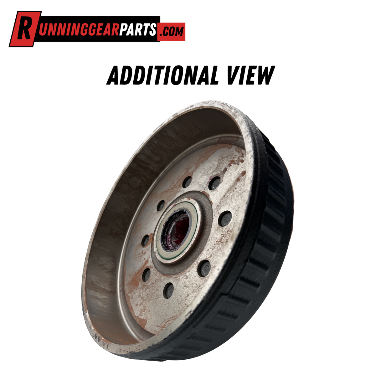 Dexter 5,200 - 7,000 lb Trailer Axle Pre-Greased Trailer Hub Drum Assembly, 8 on 6-1/2" Bolt Pattern, 1/2" Studs, K08-219-1G