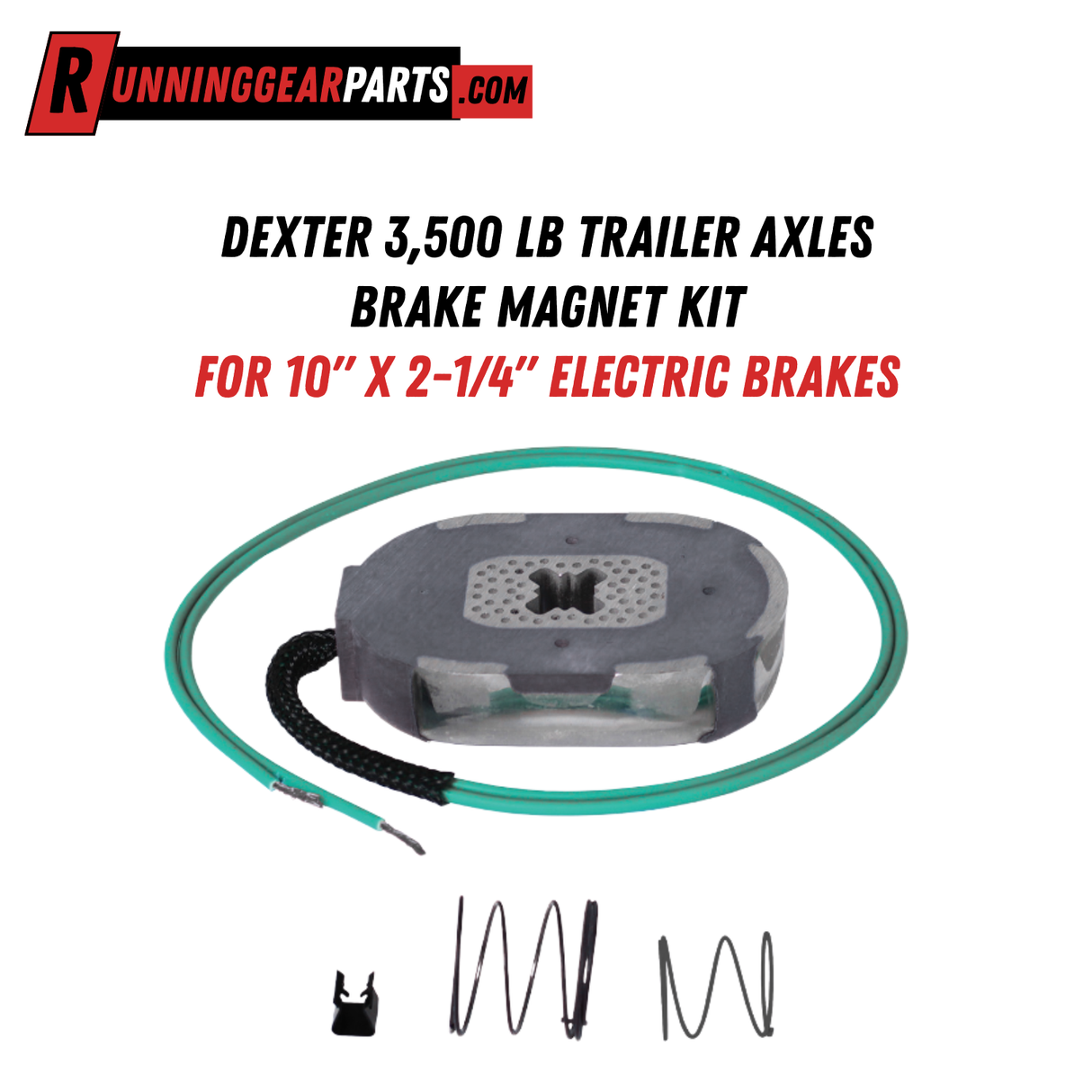 Dexter 3,500 lb Trailer Axles Brake Magnet Kit for 10" x 2-1/4" Electric Brakes，K71-104-00