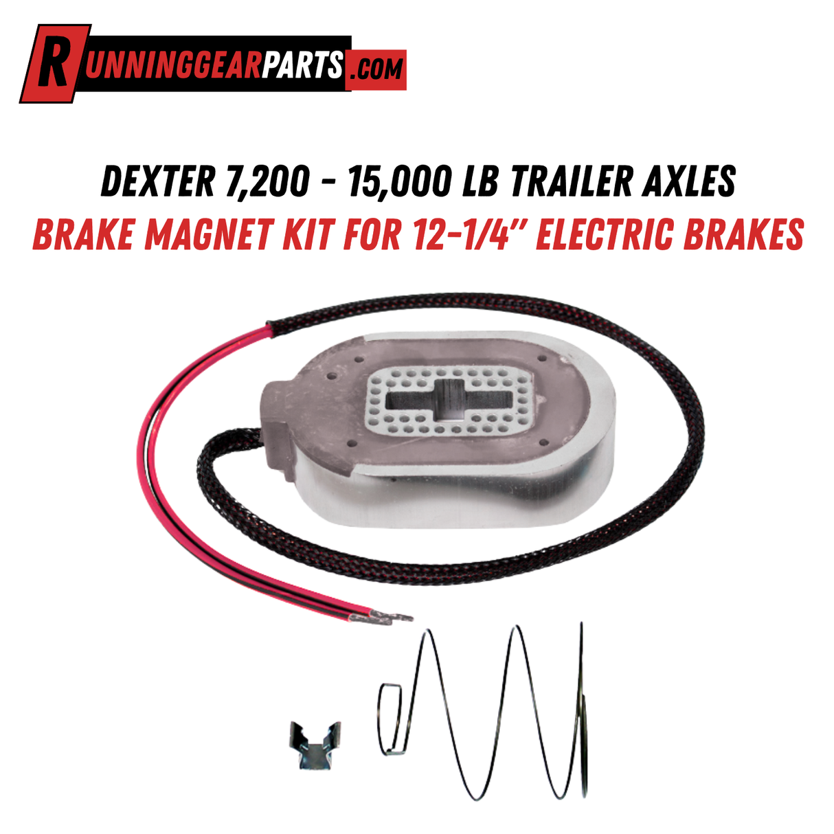 Dexter 7,200 - 15,000 lb Trailer Axles Brake Magnet Kit for 12-1/4" Electric Brakes, K71-378-00, After Jun 1992