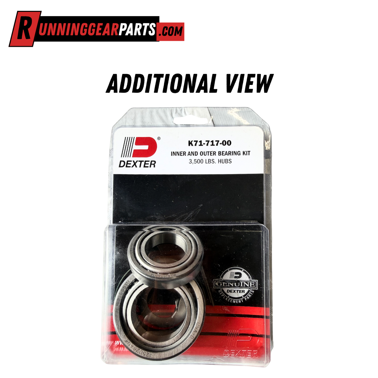 Dexter 3,500 lb Trailer Axles Bearing Kit, K71-717-00, #84 Spindles, Inner and Outer Bearing L44649/L68149