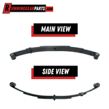 3-leaf double eye spring for 2,500 lb axles, 25-1/8" free length, 1-3/4" wide