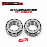 RGP replacement bearing L44643 with 1" inner diameter - pack of 2 