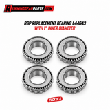 RGP replacement bearing L44643 with 1" inner diameter - pack of 4
