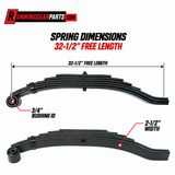 SPRING DIMENSIONS 32-1/2" FREE LENGTH
