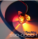illuminated amber/orange light