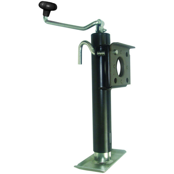 RAM 2,000 Lbs Lift Weld-On Bracket Swivel Topwind Trailer Jack with Handle, 3,000 Lbs Support, TJB-2001-B