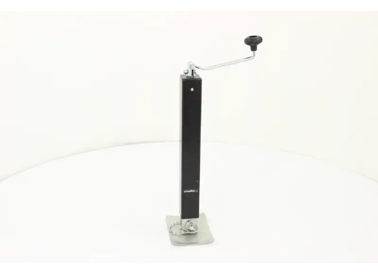 RAM 7,000 Lbs Lift Square Direct Weld Drop Leg Trailer Jack with Footplate Topwind 28-3/4" Lift  TJD-7000