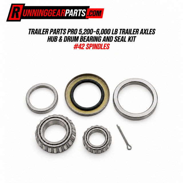 TRAILER PARTS PRO 5,200-6,000 LB TRAILER AXLES HUB & DRUM BEARING AND SEAL KIT