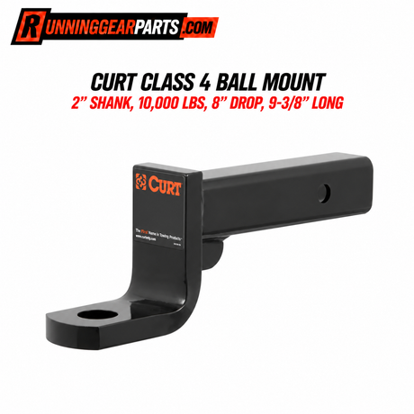 black Curt Class 4 ball mount hitch