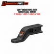 black forged ball mount for Curt industrial duty use