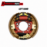 brake drum assembly labeled - LEFT HAND