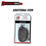 Trailer brake magnet kit for Dexter 3,000/3,500 lb Trailer Axles, with a dark oval magnet and green wire in blister packaging.