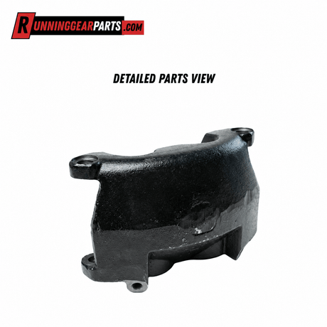 Hydraulic Disc Brake Caliper with a black textured metal body, four mounting tabs and visible bolt holes.