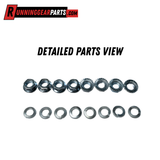 Heavy-Duty Trailer U-bolt Kit with silver metal hex nuts and lock washers, showing the included mounting hardware.