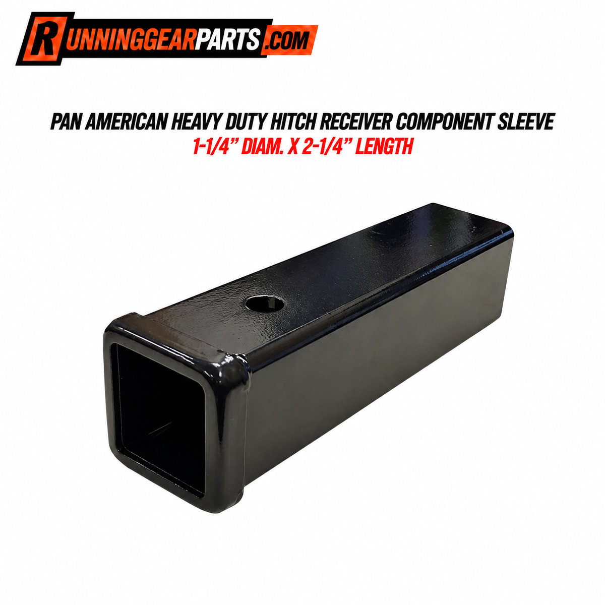 heavy-duty hitch receiver component sleeve 