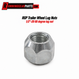 single metallic threaded lug nu