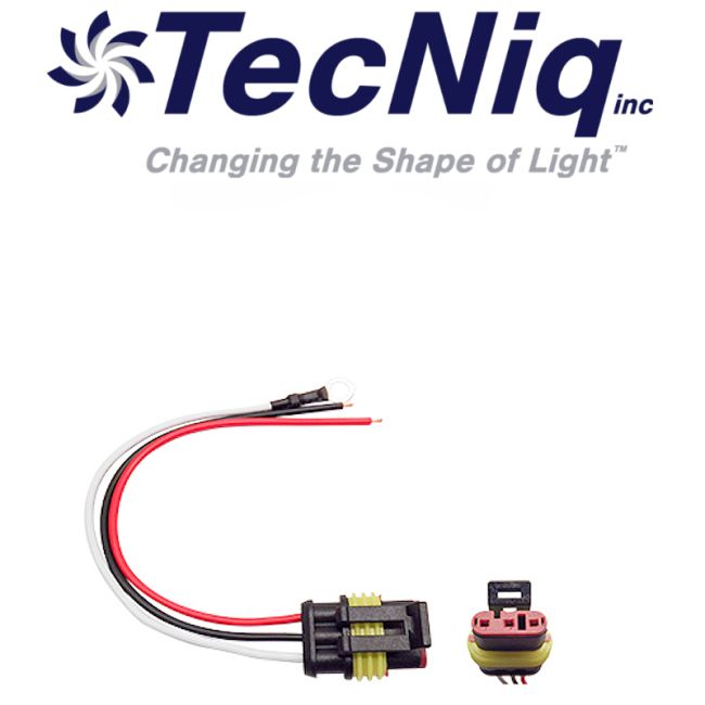 TecNiq Tail Light Straight Amp Style Plug, T99-0040-1